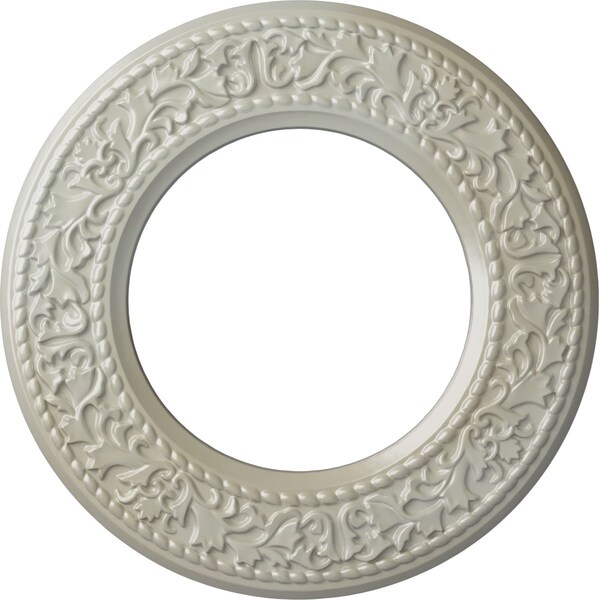 Ekena Millwork Blackthorn Ceiling Medallion (Fits Canopies up to 7 1/2"), 13 3/8"OD x 7 1/2"ID x 3/4"P, Flash Blue CM13BLFBS - main